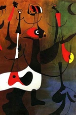 612742 Joan Miro Modern Surrealism Artist Wall Print Poster