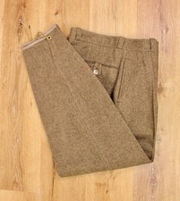VTG Men's 50s NOS 1953 Swedish Army Wool Pants Sz 34x31.5 1950s