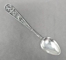Mexico Filigree Vintage Silver Souvenir Spoon 