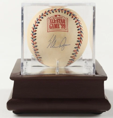 Nolan Ryan Signed 1999 All-Star Game Logo Baseball with Display Case (PSA AUTO)
