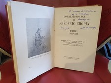 CHOPIN Korrespondenz 1953 T.1 LAube Versand S...