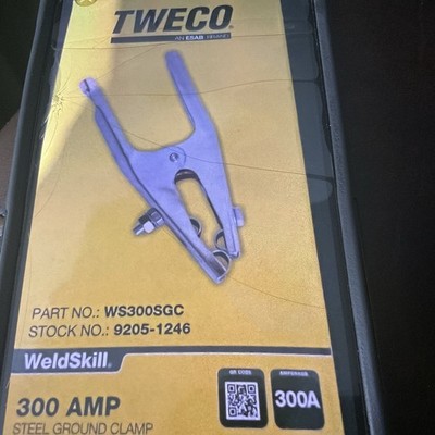 Tweco 92051246 Steel Ground Clamp, 300 A