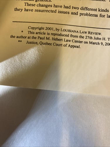 Louisiana Law Review Volume 61 Winter 2001 Number 3 - Picture 3 of 5