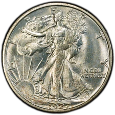 1927-S WALKING LIBERTY HALF DOLLAR 50C PCGS MS63 (PQ104)