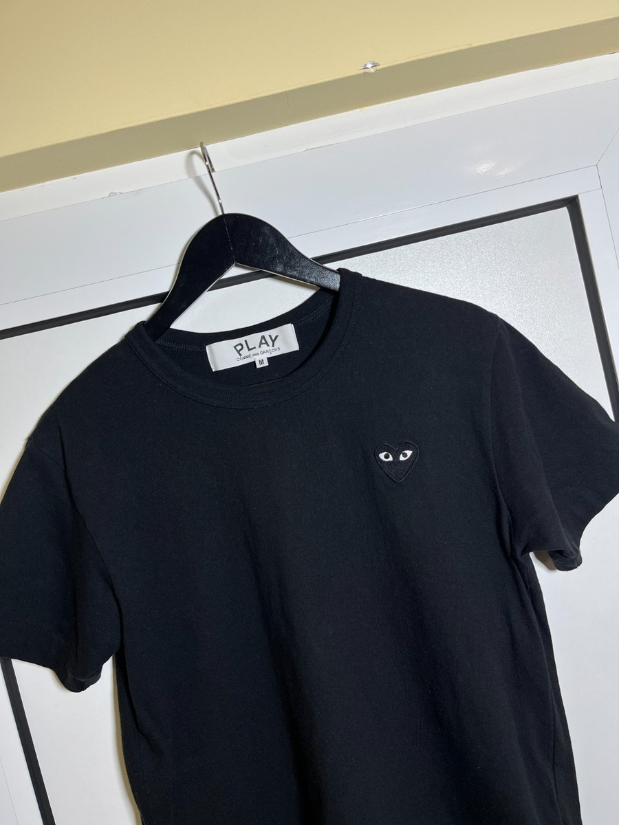 Comme Des Garcons Play 2024 Black Heart T-Shirt Men's Size M | eBay