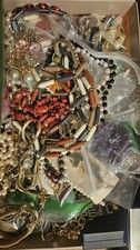 6.03 lbs COSTUME JEWELRY LOT wearable or crafts