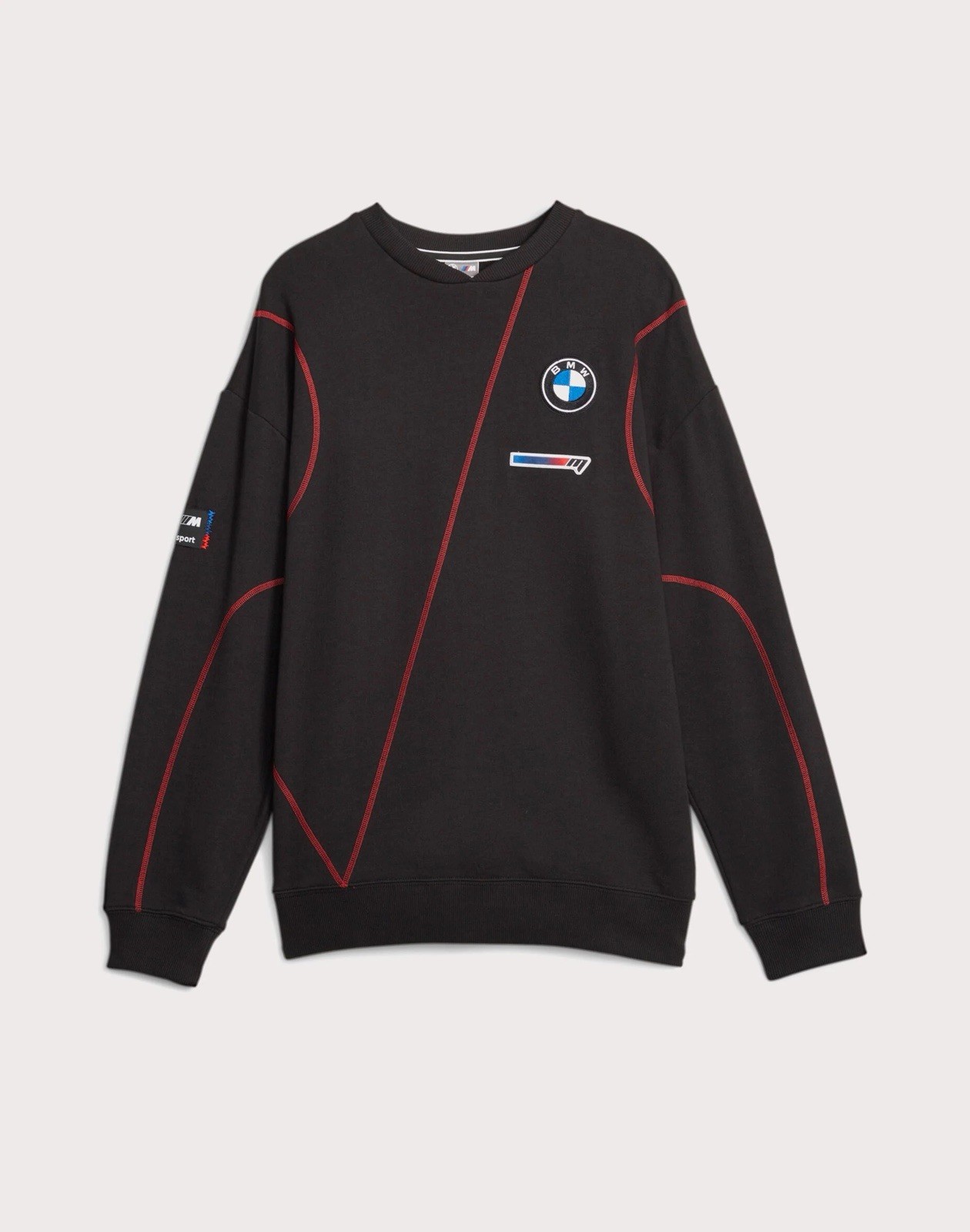 Puma BMW Motorsport Garage Crewneck Sweatshirt Sweater Mens XXL 621027 01 NEW