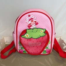 Loungefly Strawberry Shortcake Red Mini Backpack w/Flower Charm
