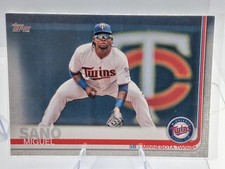 2019 Topps Series 1 Miguel Sano Advanced Stat Line Parallel #ed 143/150 Twins