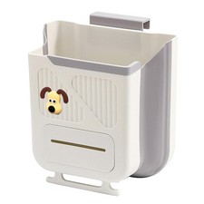 2.64 Gallon Hanging Trash Can Kitchen Cabinet Door Collapsible Compost Bin RV