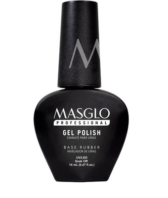 MASGLO Professional Gel Nail Polish  Rubber Base Soak Off 0.47 fl oz