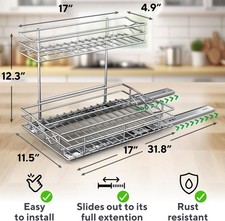 Estante De Almacenamiento Para Nevera, Estante Magnético Multifuncional