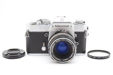 Near MINT Nikon Nikomat EL Silver 35mm SLR w/Nikkor-H 50mm f/2 From Japan