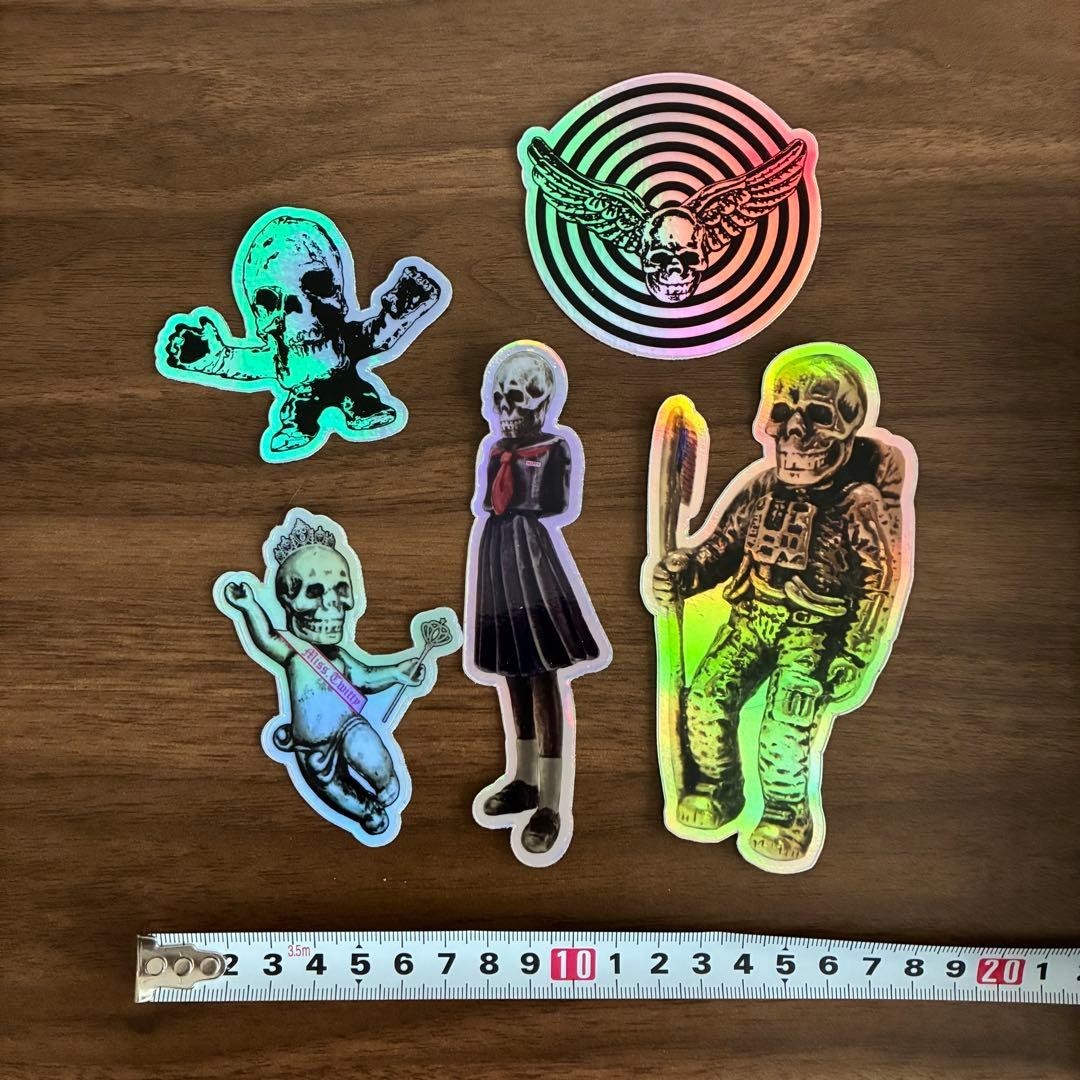 CHROME HEARTS CHROME HEARTS JOE FOTI FIVE HOLOGRAPHIC STICKER