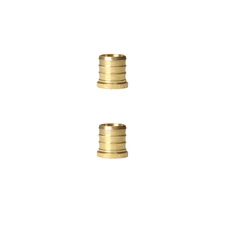 2 Pack XFITTING 3/4" PEX-B Barb Plug, End Cap, Lead Free Brass, NSF