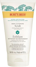 Burt's Bees Natural Acne Solutions Deep Cleansing Scrub, 4 Oz 2 Pk
