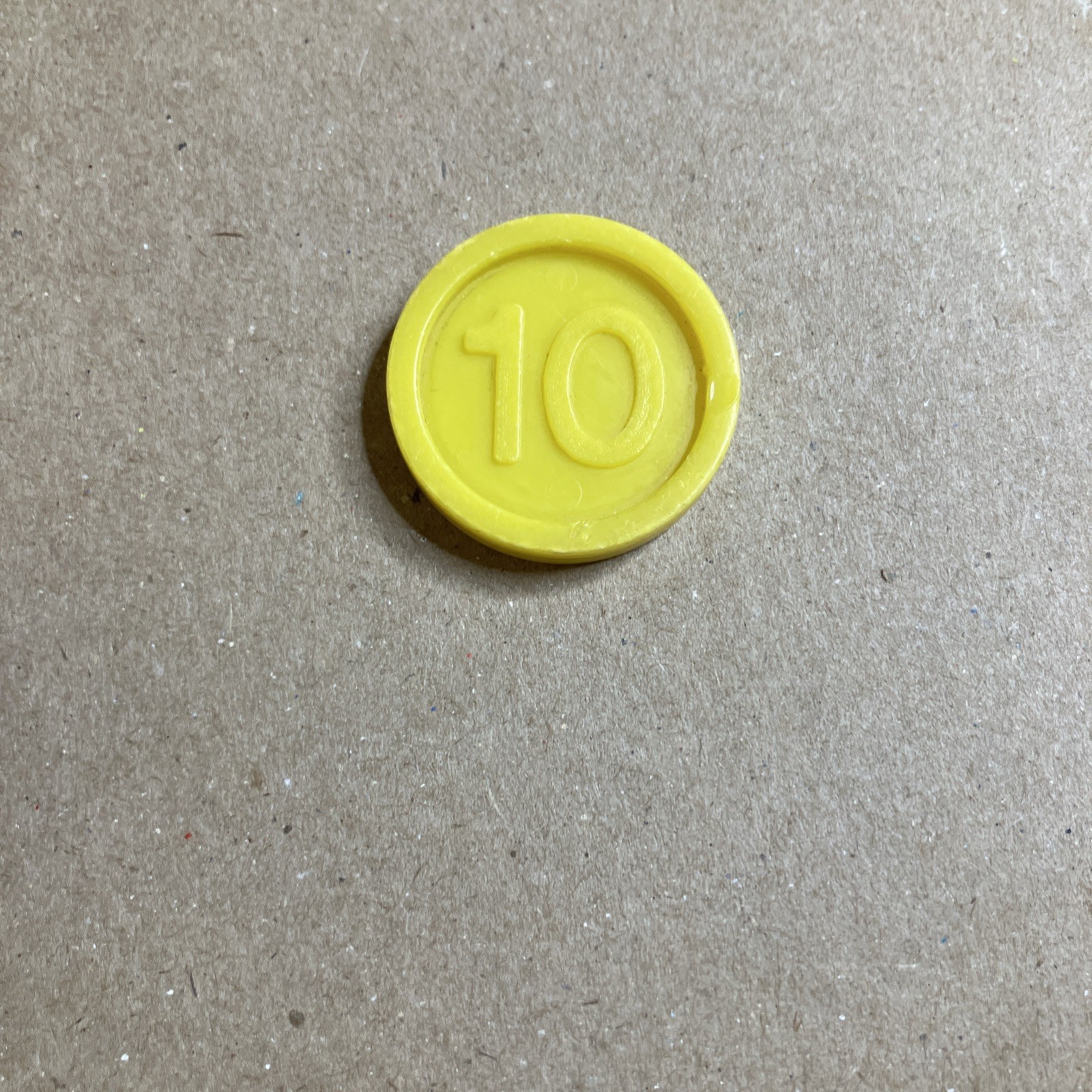 как выглядит Fisher Price 926 Cash Register 10 Cent Coin Yellow Vintage фото