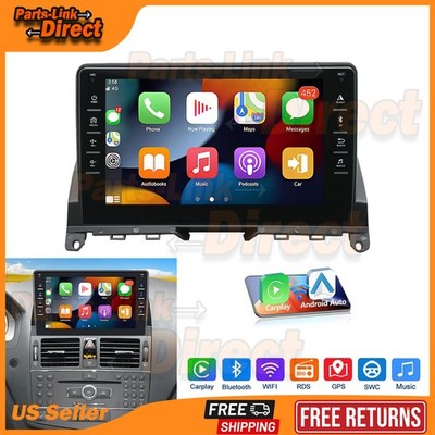8-inch Android 13 In-car Stereo Sat Nav System For Mercedes-Benz W204 2006-2011