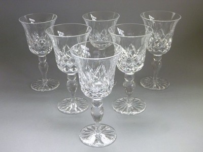 Cumbria Kristall Keswick - 6 Weingläser - 14,75 cm hoch