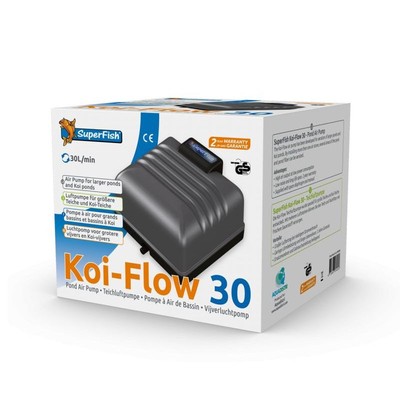 SUPERFISH KOI FLOW 30  1800L/h Luft Teichbelüfter Luftpumpe XXL