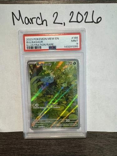 Bulbasaur 166/165 Sv: Scarlet & Violet 151 Holo PSA 9