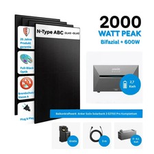 Balkonkraftwerk 2000W mit Speicher Anker Solix Solarbank 3 E2700 Pro …