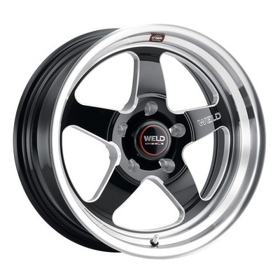 Weld Racing Wheels Ventura Street 18x10 +42 Black Milled 5x120.65 5x4.75 (QTY 1)
