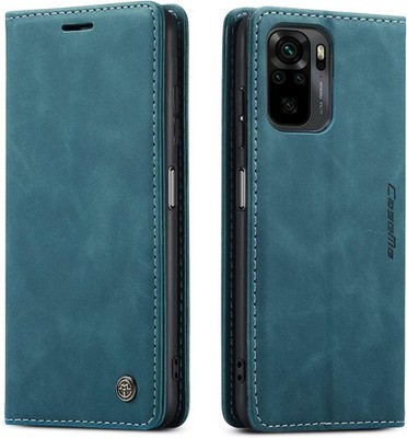 Xiaomi Redmi Note 10 Hülle Leder Klapphülle Schutzhülle mit Ständer Kartenfach