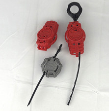 Three Beyblade Launchers Plus Two Ripcords