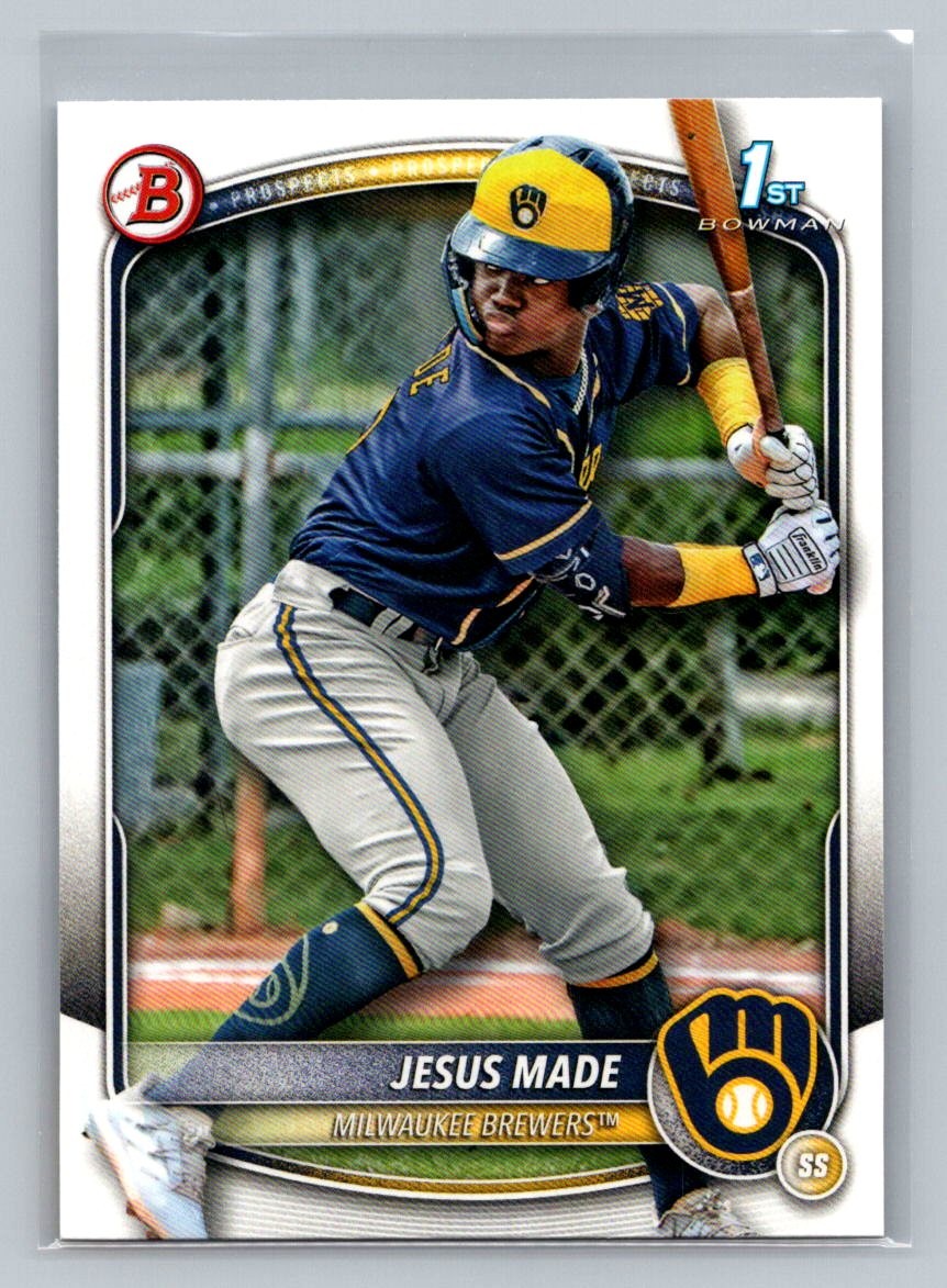 2025 Bowman #BP-66 Jesus Made Paper Prospects 1st Bowman