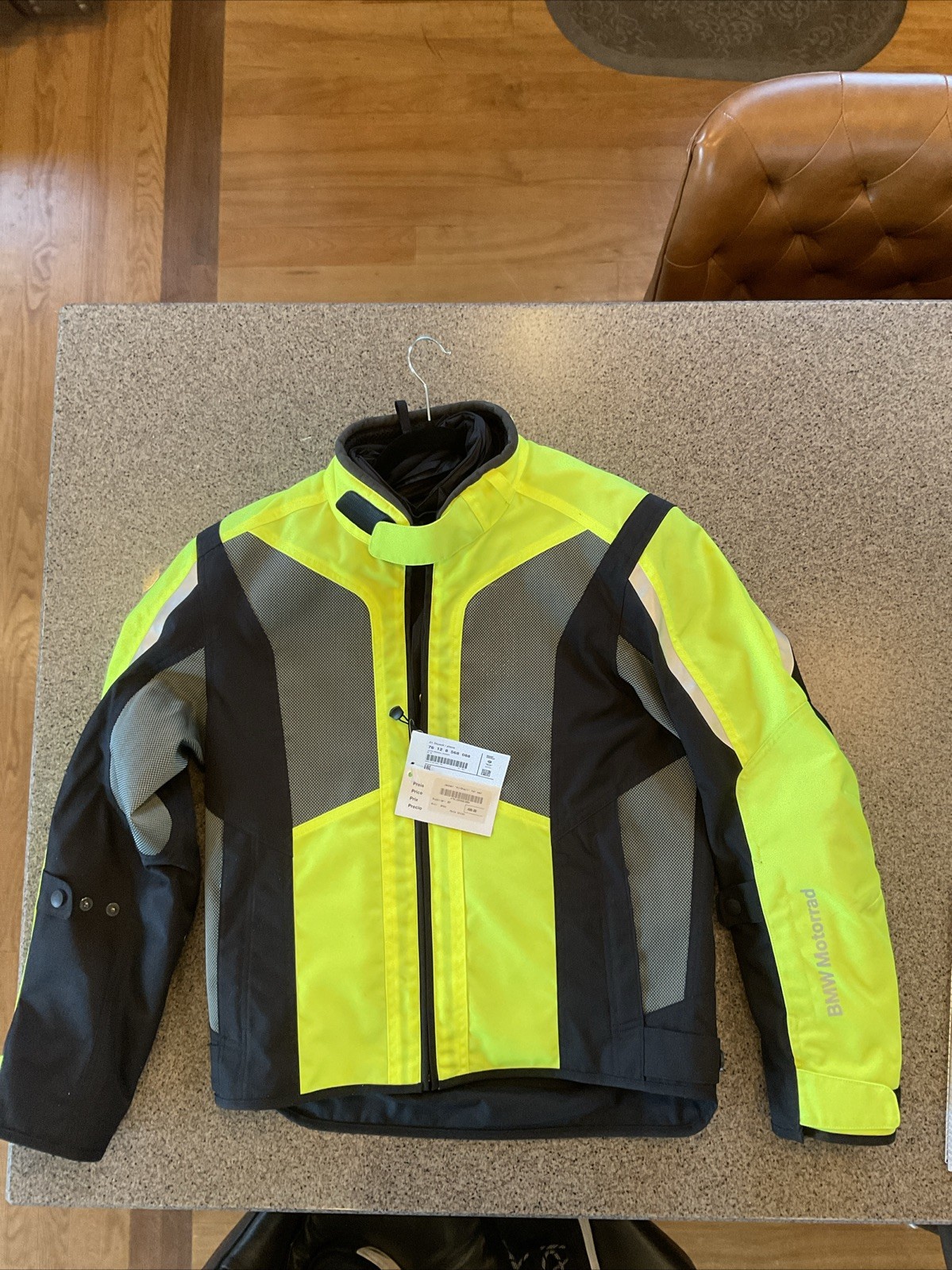 BMW Motorrad High Visibility Airshell NEW Men’s Jacket 50/40 Lrg #76128568089 7