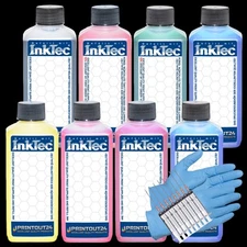 8X0.1L InkTec® Ink Set For PFI1100 PFI1300 PFI1700 PBK MBK Y M C PC PM GY