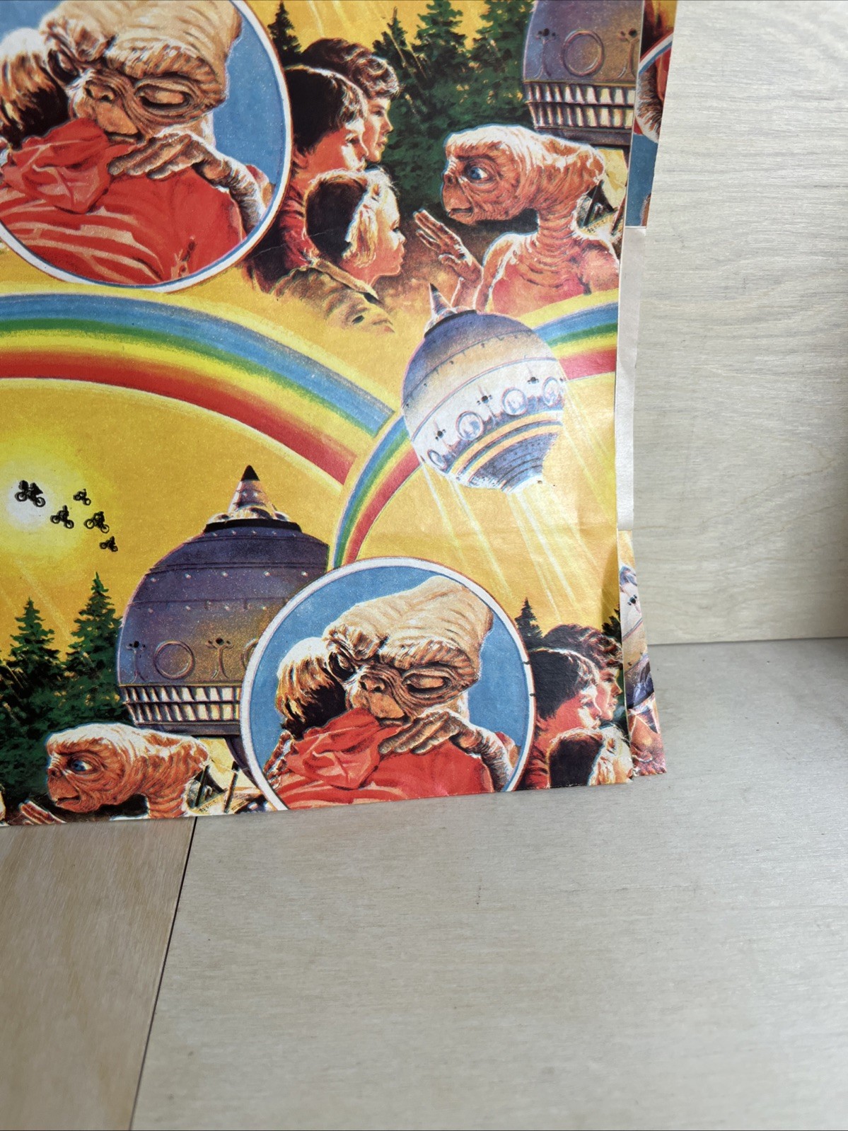 Vintage 1982 E.T. Everyday Gift wrap