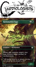 Reclamation Sage 0340 Borderless | Magic the Gathering | Foundations | Uncommon