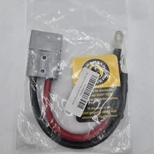 Spartan Power Battery Cable w/Quick Connect 1ft 4AWG 120A and 3/8″ Ring Terminal