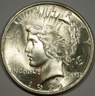 Brilliant Uncirculated 1922 Philadelphia Mint Silver Peace Dollar #43618