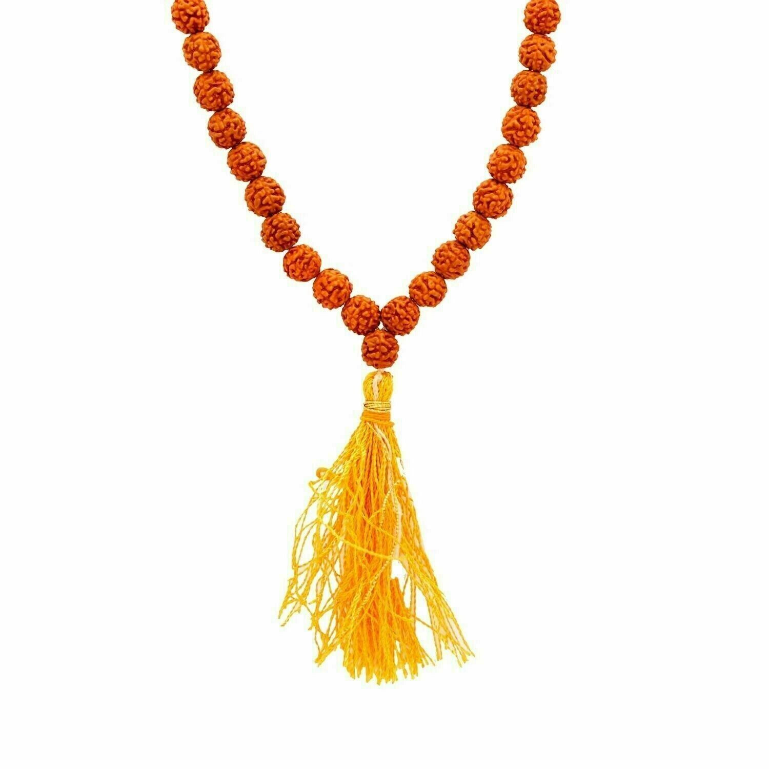 Isha Life Panchamukhi Rudraksha Mala (8 mm Bead) Consecrated at Dhyanalinga