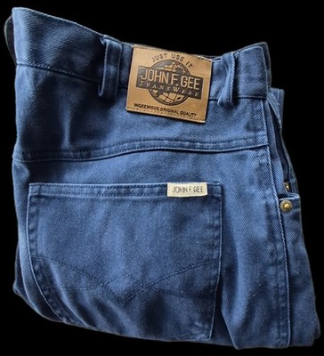 John F. Gee Jeans Hose Herren Gr.52  Blau
