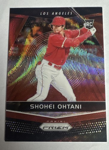 Shohei Ohtani #23 2018 Panini Chronicles Prizm card