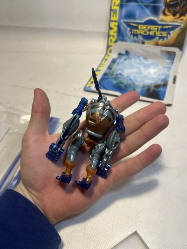 Transformers Beast Machines Quickstrike Wolf 2000 SPRINGLOADED SWORD WORKING - Picture 3 of 3