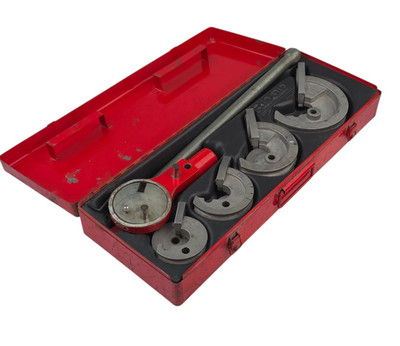 Ridgid Universal Rohr Bieger Set Ø12-15-18-22 Blechkoffer Biege Gerät Sanitär