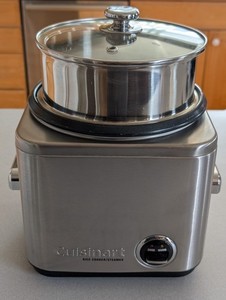 Cuiseur à Riz / étuveur Cuisinart CRC-800 – 8 Tasses – Inox – Fonctionne