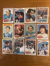 NY Giants All-Time Greats Lot of (45) Taylor Simms Van Pelt Morton Banks EX