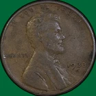 1933-D Lincoln Wheat Cent Very Fine VF Coin #35843