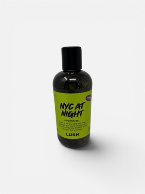 LUSH Cosmetics Kitchen Exclusive NYC AT NIGHT Shower Gel Glitter Vegan 8.4 OZ