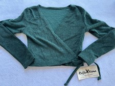 90s Ballet Green Wrap Top S/M