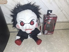 Ben Cooper Saw Billy The Puppet Toy Figure NECA & Kid Robot Plush Horror Lot