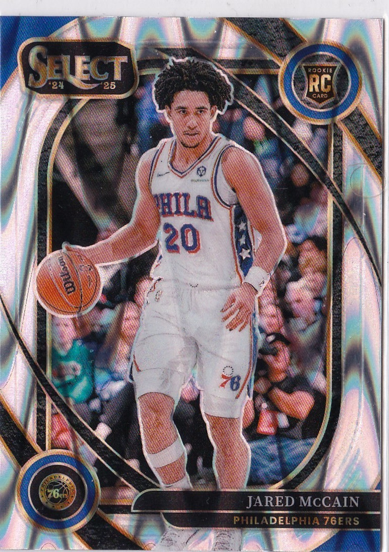 Jared McCain Courtside Tectonic Prizm RC 2024-25 Panini Select #283 76ers