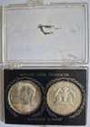 1964 USA KENNEDY Half Dollars, 2 coins in case - 8298