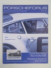 Vintage Porsche Club Magazine Porscheforus October 1999 PCA NJ Porsche Club